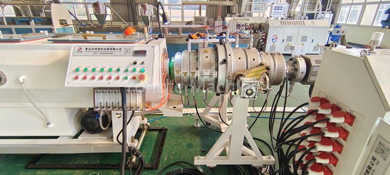 20-110mm high speed PE pipe production line