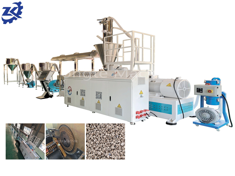 Sure Plastic filler masterbatch granulation machine has been successfully installed in india